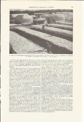LAMINA ESPASA 35803: Recoleccion de algodón en Sinkiang, China