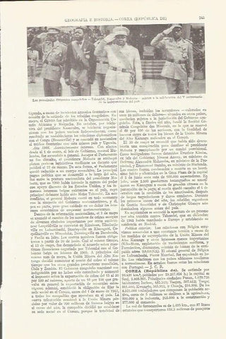 LAMINA ESPASA 35799: Los dirigentes de Congo: Tshombe, Kasavubu y Mobuto