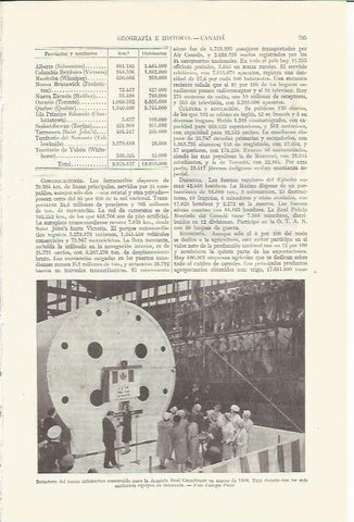 LAMINA ESPASA 35797: Botadura del tercer submarino de la Armada Real de Canada