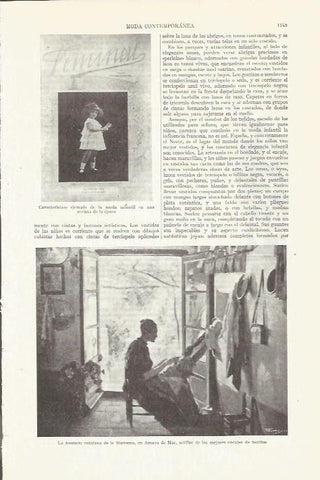 LAMINA ESPASA 35824: Puntaire en Arenys de Mar, Barcelona
