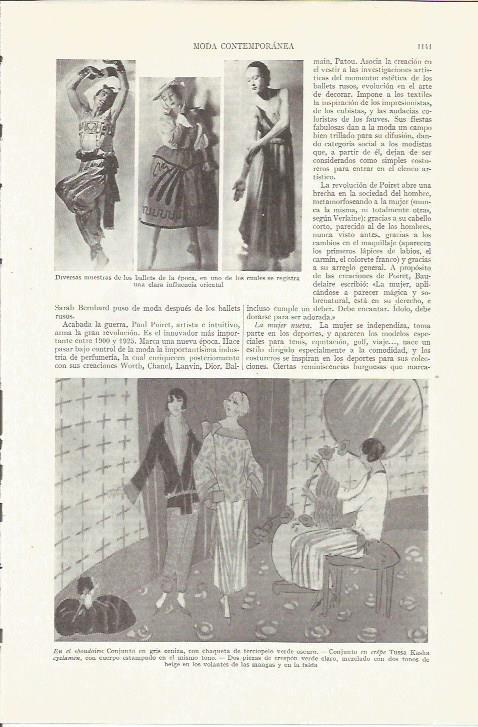 LAMINA ESPASA 35820: Ballets de principios del siglo XX