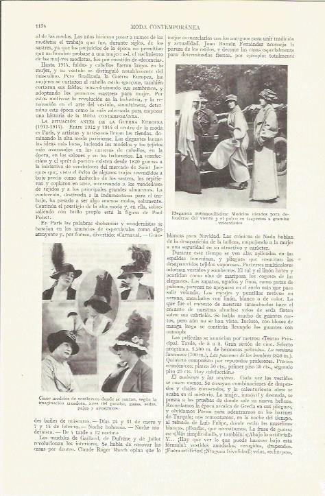 LAMINA ESPASA 35818: Modelos de sombreros de 1915