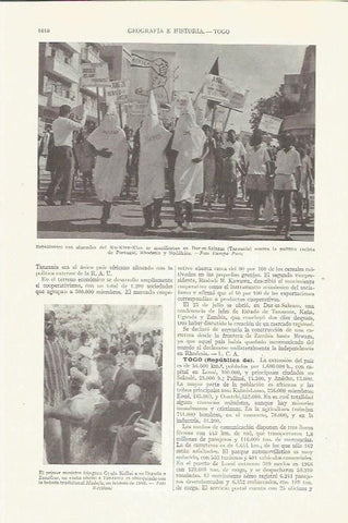 LAMINA ESPASA 35897: Manifestantes en Dar-es-Salaam, Tanzania contra el racismo