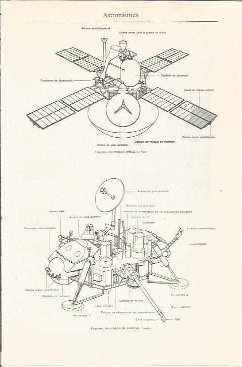 LAMINA ESPASA 35983: Esquema del modelo de aterrizaje Lander