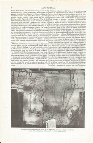 LAMINA ESPASA 35973: Obra de Antoni Tapies