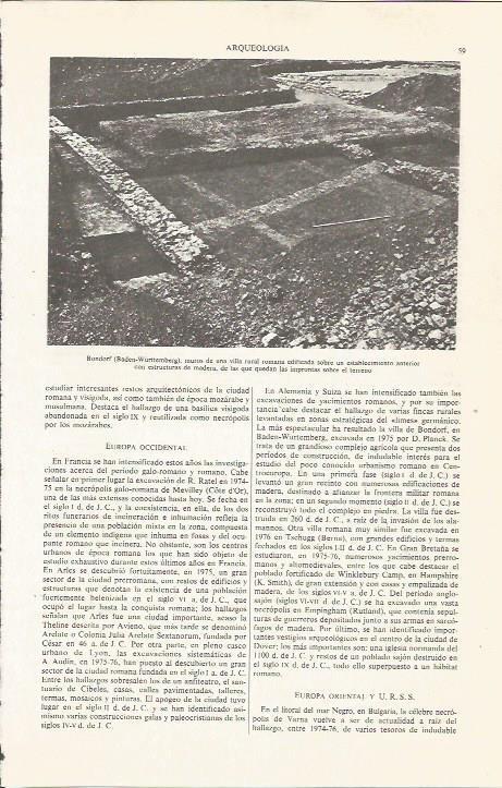 LAMINA ESPASA 35967: Muros de Bonford, Alemania