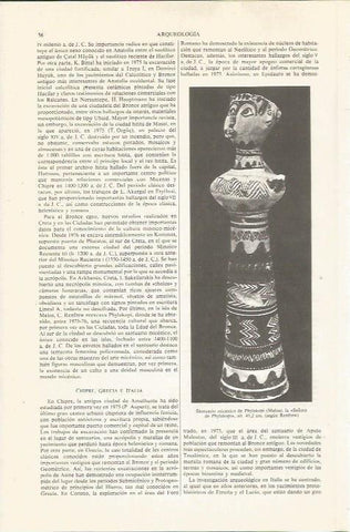 LAMINA ESPASA 35965: La Señora de Phylakopi de Melos, Grecia
