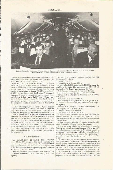LAMINA ESPASA 35962: Viajeros del Concorde