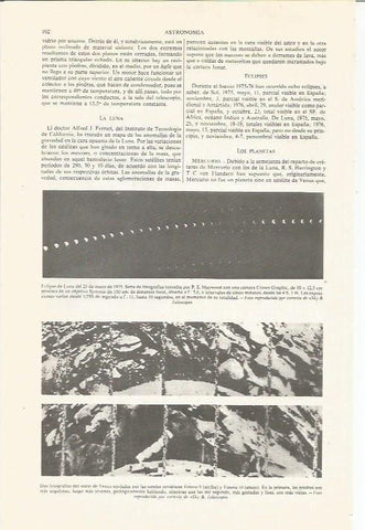 LAMINA ESPASA 35985: Eclipse de luna del 25 de mayo de 1975