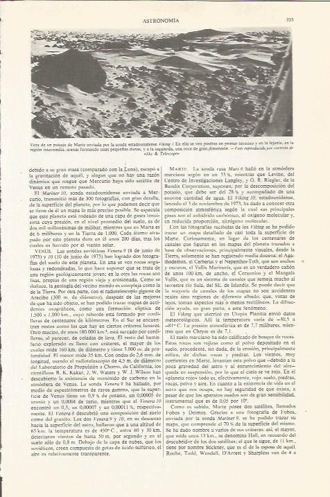 LAMINA ESPASA 35986: Paisaje de Marte