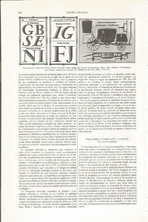 LAMINA ESPASA 36008: Diseños graficos de 1764 y 1772