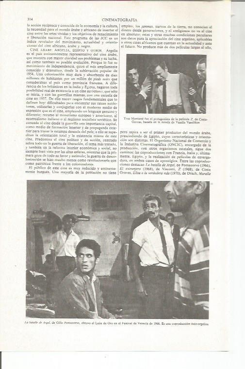 LAMINA ESPASA 35992: Escena de La batall a de Argel, del director Pontecorvo