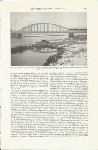 LAMINA ESPASA 35910: Puente ferroviario en Zagreb