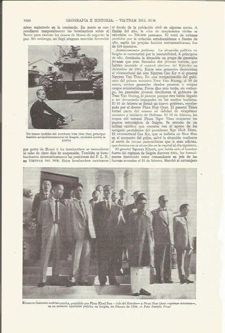 LAMINA ESPASA 35906: Gobierno de Vietnam del Sur en 1965