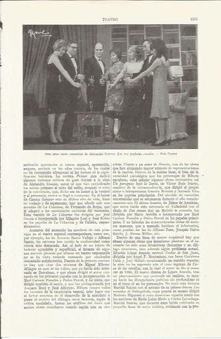LAMINA ESPASA 35944: Escena de teatro: Las tres perfectas casadas