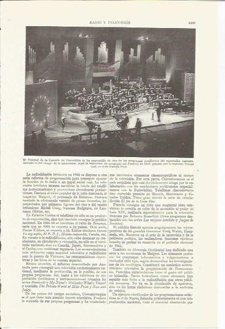 LAMINA ESPASA 35934: Festival de la Cancion de Eurovision de 1965