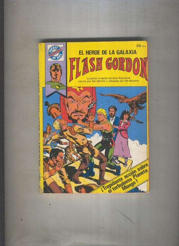 Bruguera: Pocket de Ases numero 34: Flash Gordon (numerado 1 en trasera)