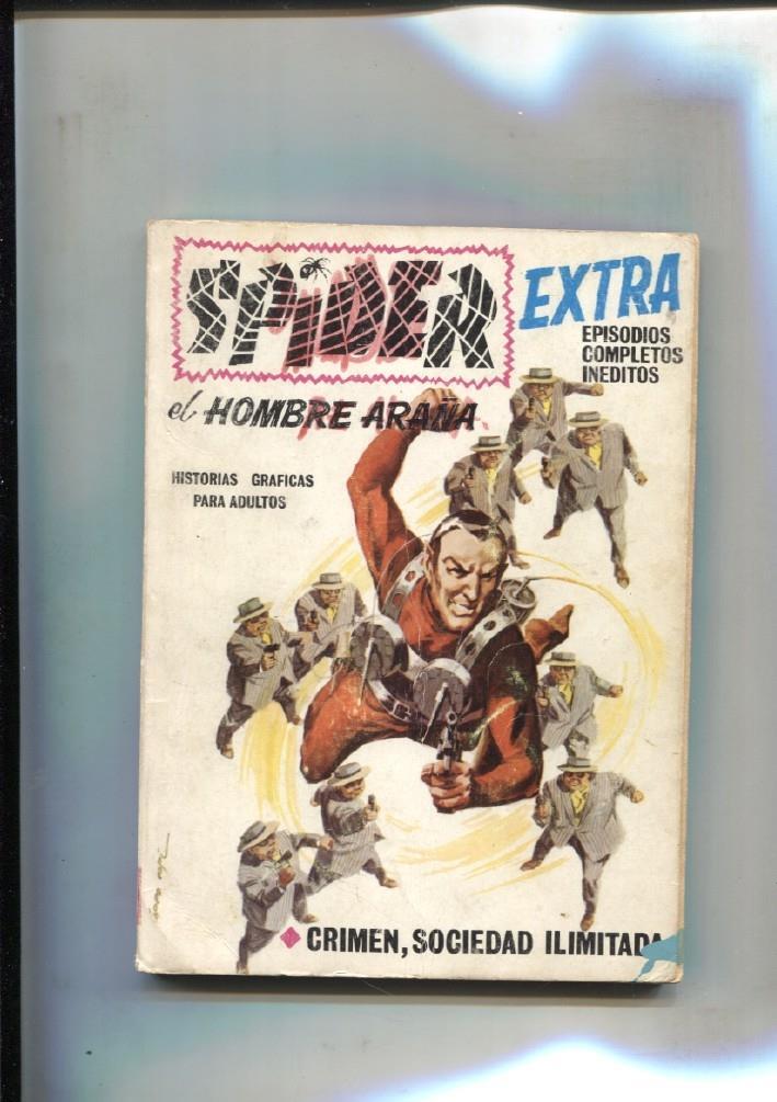 Vertice carton: Spider el hombre araña numero 18: Crimen, Sociedad Ilimitada