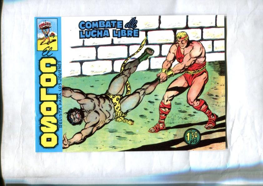 El Coloso facsimil numero 15: Combate de lucha libre