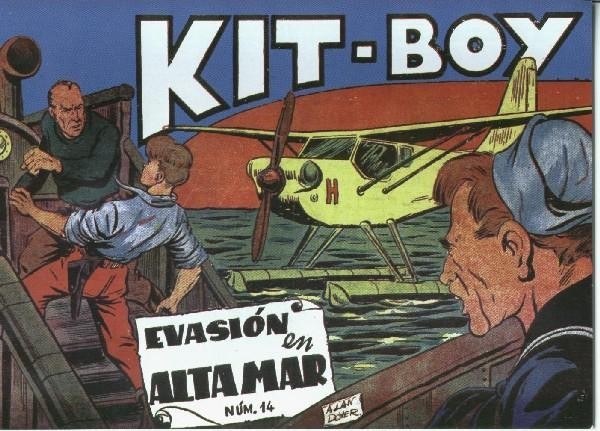 Facsimil: Kit Boy 2a serie, numero 14: Evasion en alta mar