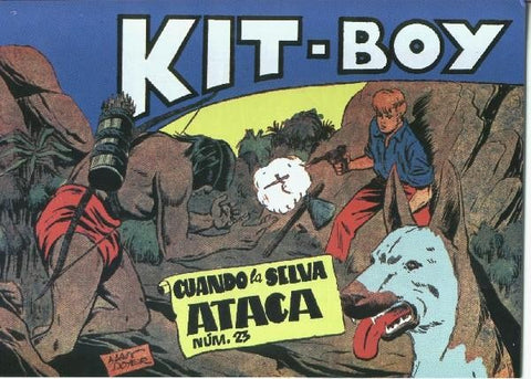 Facsimil: Kit Boy 2a serie, numero 23: Cuando la selva ataca