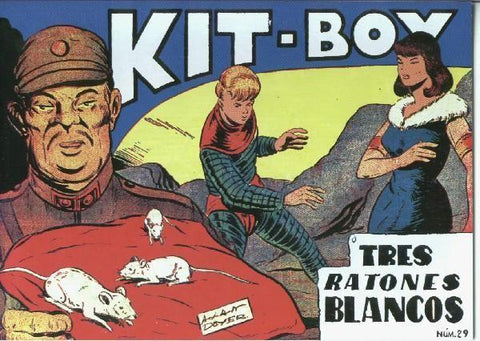 Facsimil: Kit Boy 2a serie, numero 29: Tres ratones blanco