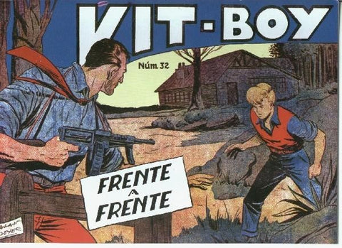 Facsimil: Kit Boy 2a serie, numero 32: Frente a frente