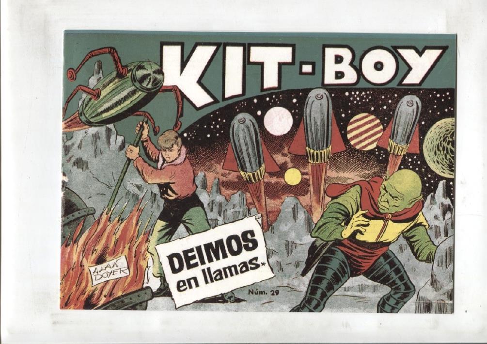 Facsimil: Kit Boy 1a serie, numero 29: Deimos en llamas