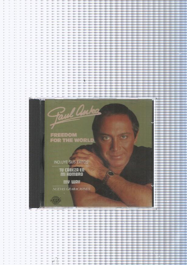 CD musica: Paul Anka - Freedom for the world. Salvat 45