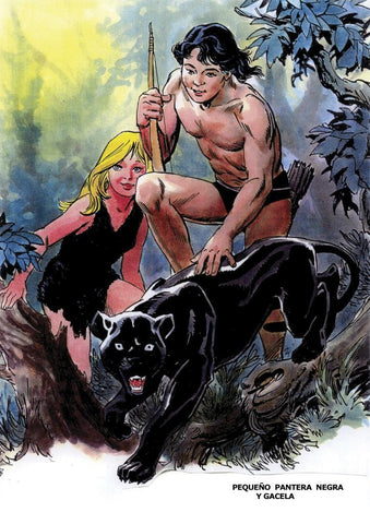 Poster DIN 4 numero 0014: Pequeño Pantera Negra  serie Clasicos Españoles