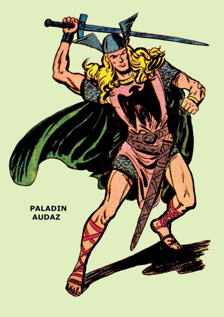 Poster DIN 4 numero 0441: El paladin audaz de Manuel Gago 