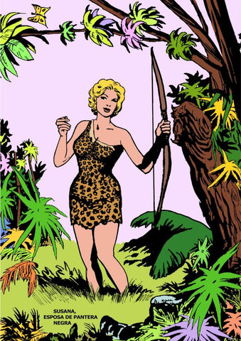 Poster DIN 4 numero 0050: Susana esposa de Pantera Negra, serie Clasicos Españoles 