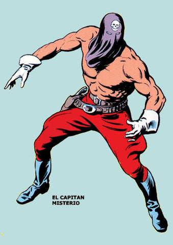 Poster DIN 4 numero 0168: El Capitan Misterio, serie Clasicos Españoles