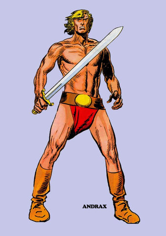 Poster DIN 4 numero 0173: Andrax, serie Clasicos Españoles