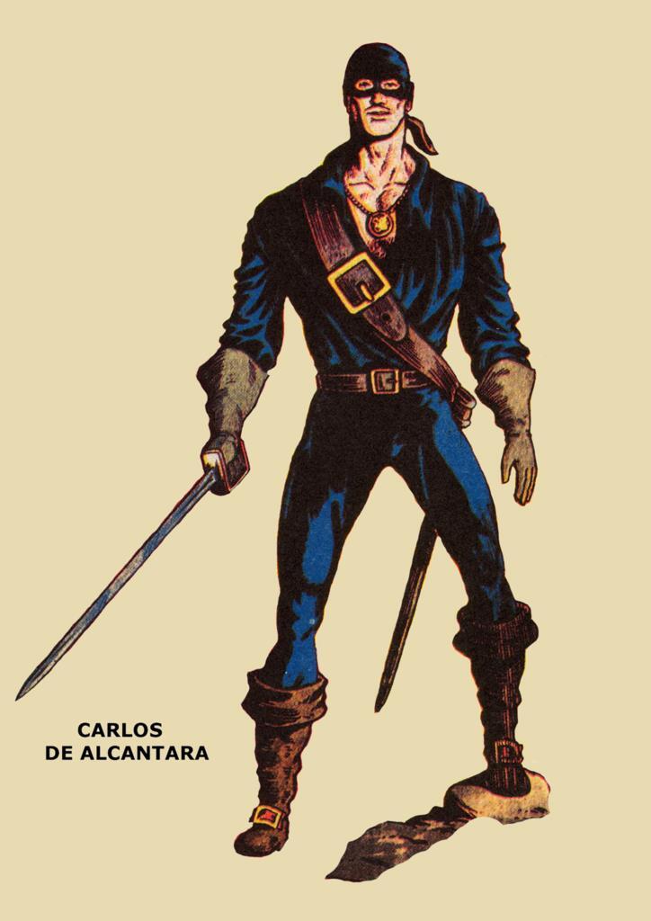 Poster DIN 4 numero 0176: Carlos de Alcantara, serie Clasicos Españoles
