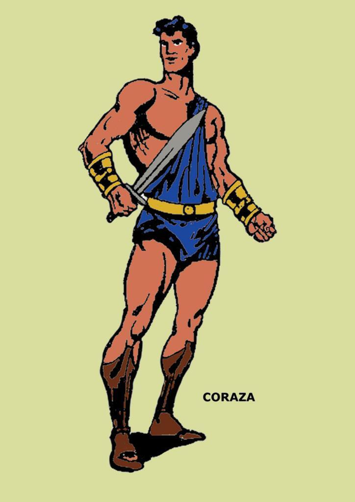Poster DIN 4 numero 0182: Coraza, serie Clasicos Españoles