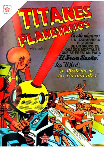 Poster DIN 4 numero 0541: Titanes Planetarios cubierta numero 01