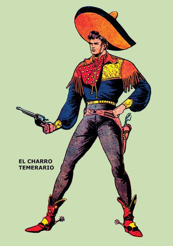 Poster DIN 4 numero 0193: El Charro Temerario de Matias Alonso, serie Clasicos Españoles