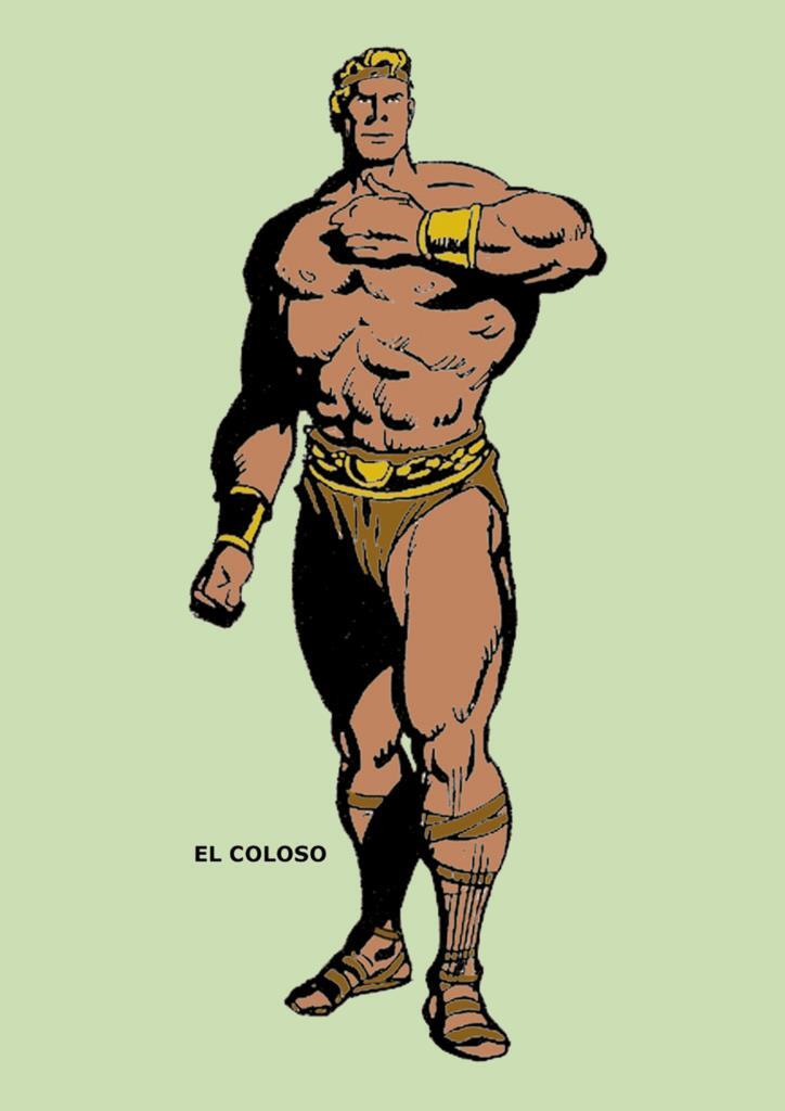 Poster DIN 4 numero 0194: El Coloso de Lopez Blanco, serie Clasicos Españoles