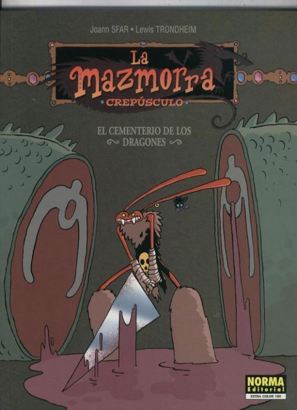 C.E.C numero 180: La mazmorra: Crepusculo.101: El cementerio de los dragones (papel acartonado)