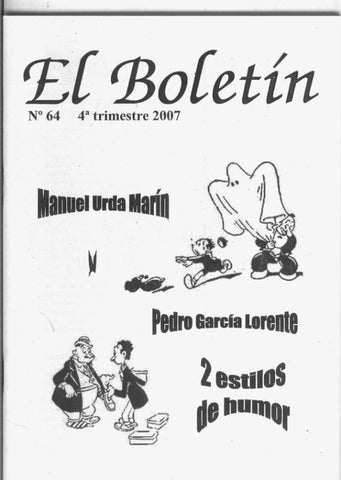 Fanzine: El Boletin trimestral numero 064 (2007): Urda