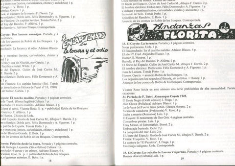 Fanzine: El Boletin Especial numero 035: El Coyote volumen 1 (invierno 2006/2007)