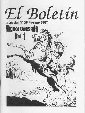 Fanzine: El Boletin Especial numero 039: Miguel Quesada volumen 1 (verano 2007)