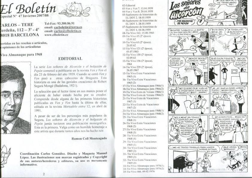 Fanzine: El Boletin Especial numero 047: Los Sres de Alcorcon