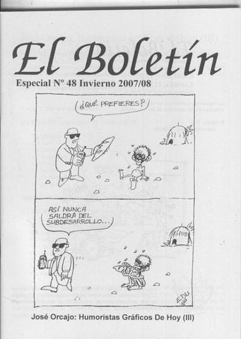 Fanzine: El Boletin Especial numero 048: Humoristas graficos volumen 3