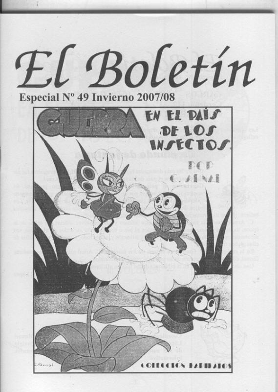 Fanzine: El Boletin Especial numero 049: Guerra en el pais de los insectos