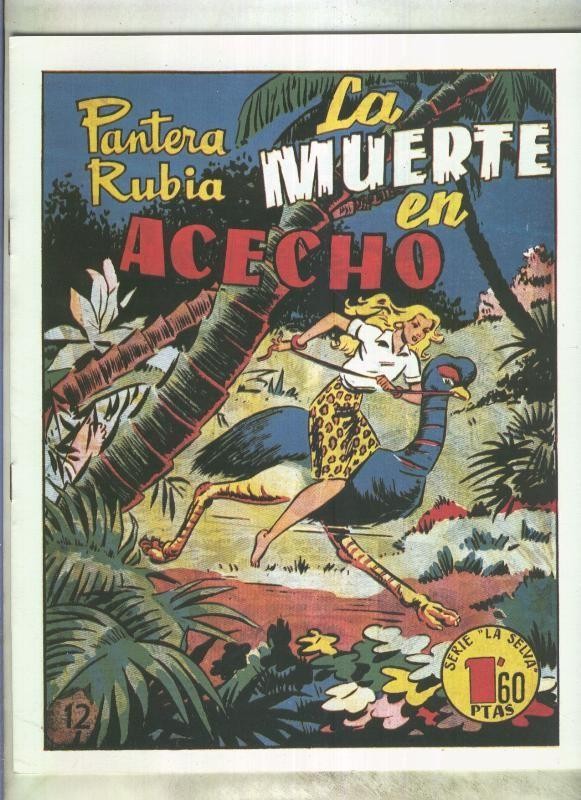 Facsimil: Pantera Rubia: La muerte en acecho