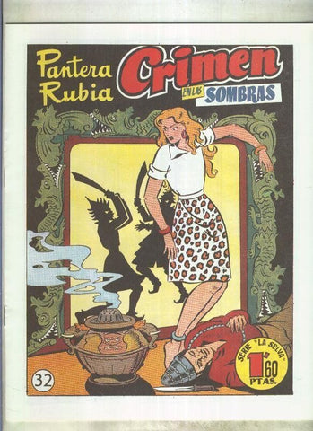 Facsimil: Pantera Rubia: Crimen en las sombras