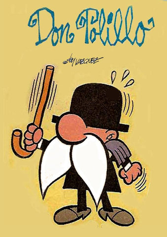 Poster DIN 4 numero 0264: Don Polillo de Vazquez, serie Bruguera
