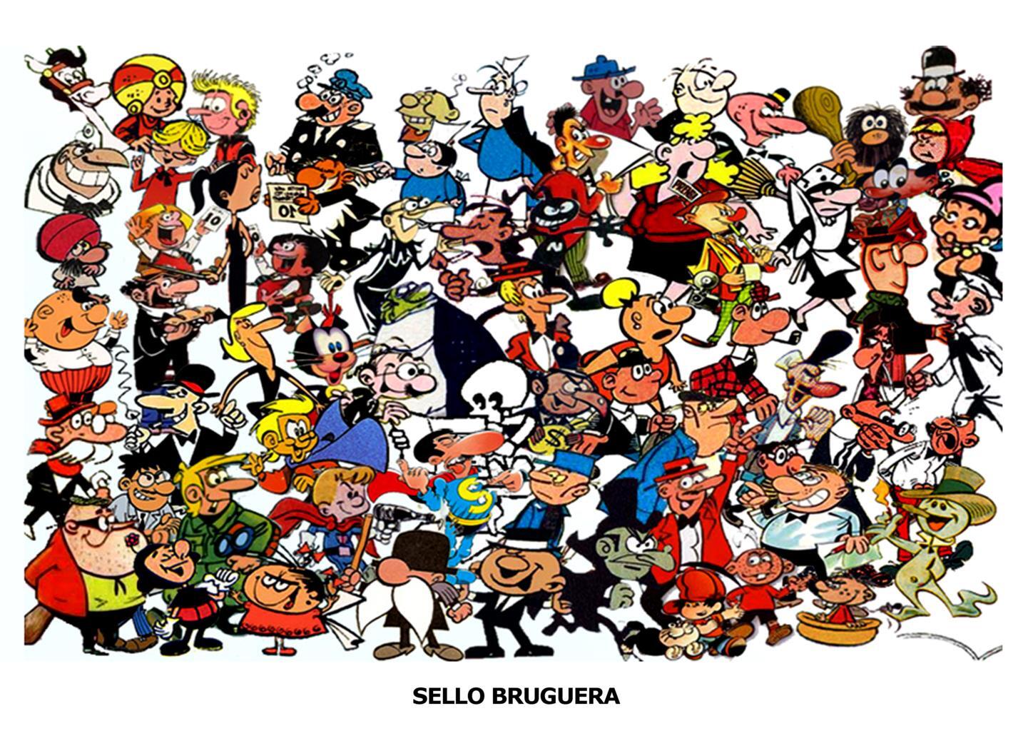 Poster DIN 4 numero 0266: Personajes Bruguera, serie Bruguera